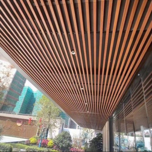 WPC Beam Dark Mahogany 50x50 - Wood Plastic Composite Tube - Image 2