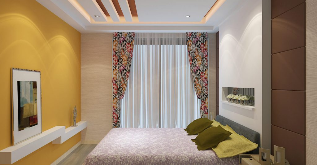 Gypsum Ceiling Bedroom Design 03