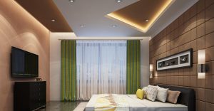 Gypsum Ceiling Bedroom Design 04