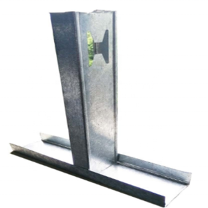 Galvanized metal stud for partitioning