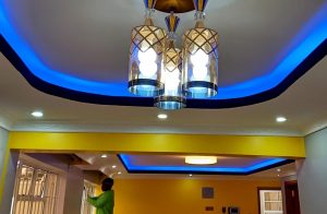 Gypsum Ceiling Design living and dining rooms design