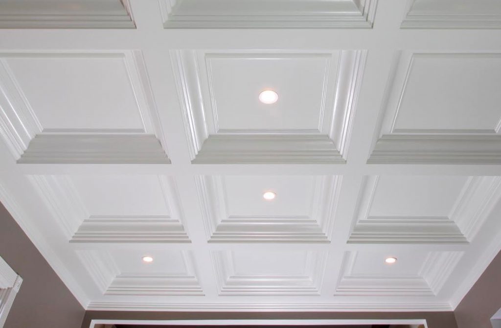 Gypsum Ceiling designs tiled ceiling