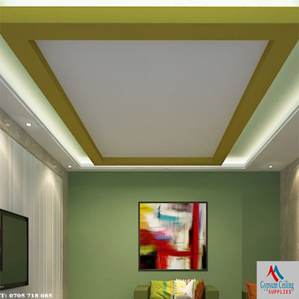 Simple gypsum ceiling design 1