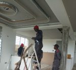 gypsum ceiling installation